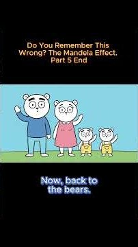 The Berenstain Bears Answer + 4 Rules for a Memory That Lies (5/5) #shorts