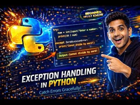 15.Exception Handling in Python || KVSTRICKS || @KVSTricks