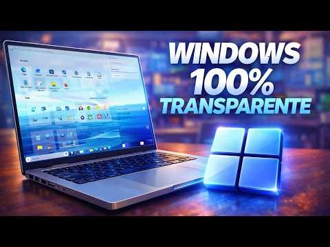 👉 Este Truco Hace a Windows 11 Totalmente TRANSPARENTE (Parece otro Sistema)