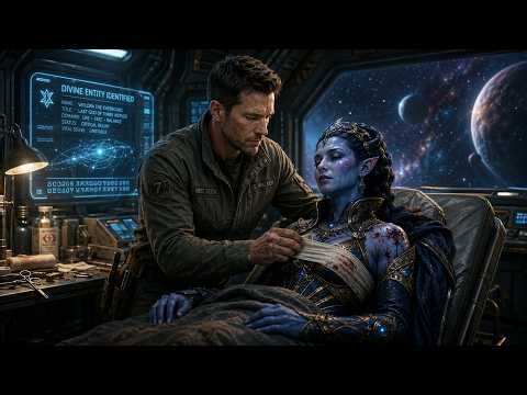 A Human Bandaged a Bleeding Alien Woman… She Was the Last God of Three Worlds