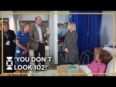Prince William Charms Scilly’s Oldest Resident on Cornwall Visit