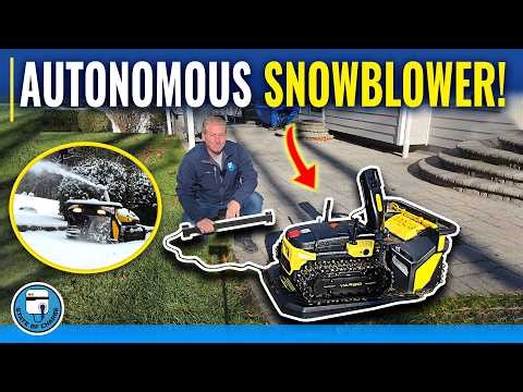 Yarbo Autonomous Snow Blower Unboxing, Assembly, And Programming