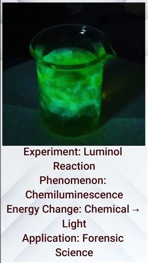 Luminol Reaction 😲 | Andhere Me Chamakti Chemistry 🔵✨ | Science Ka Jadoo 🔬