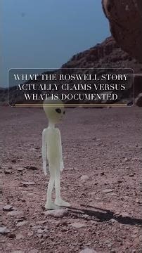 What the Roswell story actually claims versus what is documented