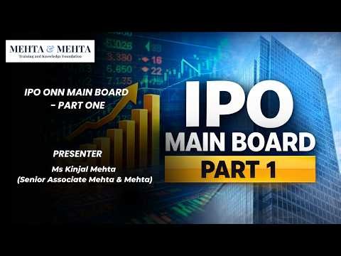 IPO ON MAIN BOARD PART:- 1