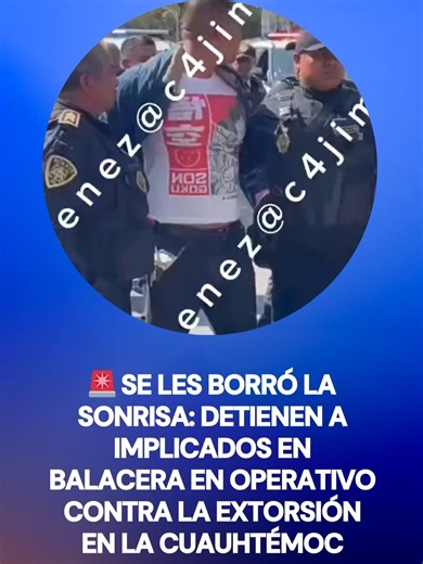 Detenidos en operativos contra la extorsión en Cuauhtémoc