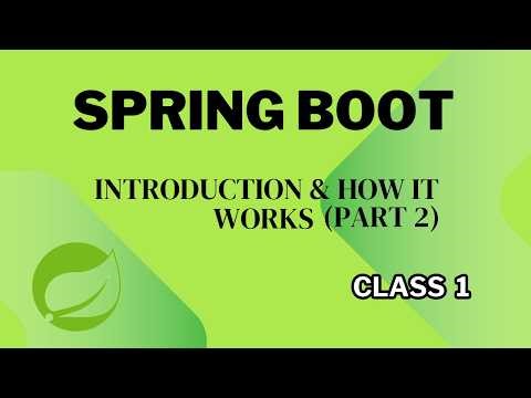 Spring Boot Tutorial 2026 | Introduction & How It Works (Class 1) – Part 2