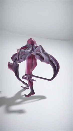 Alien Hybrid with Tentacle Features and Unique Eye