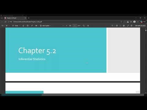 statistic : chapter_5.2 ( Inferential Statistic | F & W & U _ test & CI ) FCI ZU 1st year 2025-2026