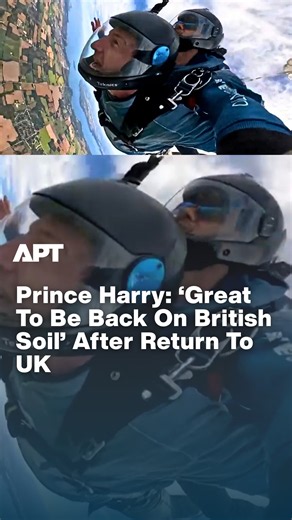 Prince Harry Skydives In Canada, Says Kids Are “Happy In School” Back In Britain | APT