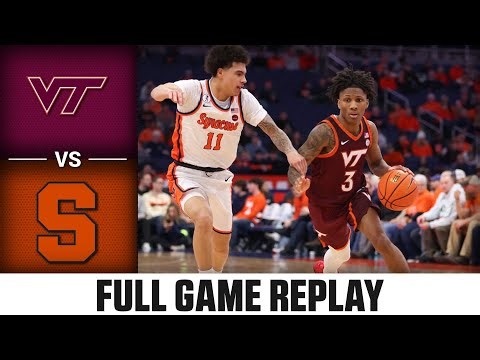 Virginia Tech vs. Syracuse Full Game Replay | 2025-26 ACC Men's Basketball