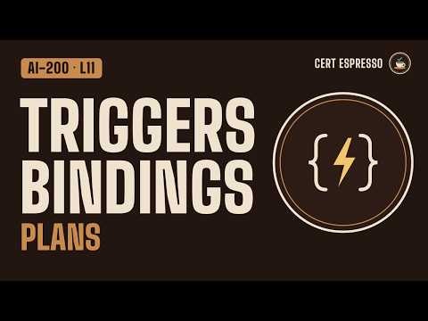 AI-200 Lesson 11: Azure Functions | Triggers, Bindings, Flex Consumption