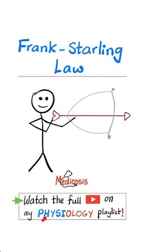 Cardiology - Frank-Starling Law - Biology and Physiology... #pharmacology #nclex #usmle #medical