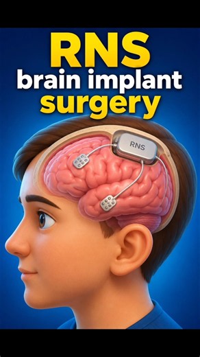 RNS Brain Implant Surgery Explained in 3D Medical Animation 🧠 | Brain Implant for Epilepsy