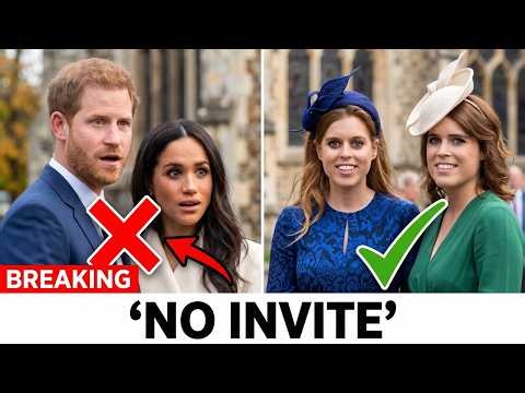 Harry & Meghan BANNED From Royal Wedding As Beatrice & Eugenie Attend