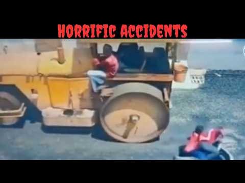 3 Horrific Accident Caught On Camera | Family Run Over By Tarmac Roller