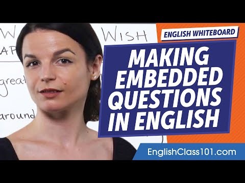 How to Make Embedded Questions | Learn English Grammar for Beginners