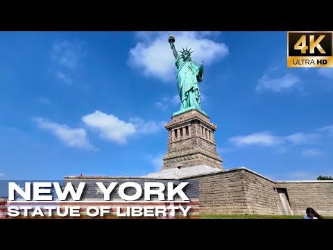 🇺🇸 STATUE OF LIBERTY VIRTUAL TOUR 🗽 | Immersive New York Walk Of ICON Including Pedestal [4K]