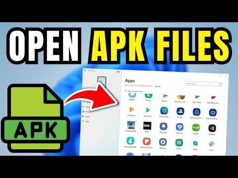 How To Open APK Files On Laptop (Windows 11)