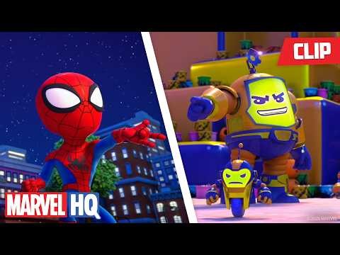 Team Spidey Saves Halloween 🕷️🍬👻 | Spidey and His Amazing Friends | @MarvelHQ