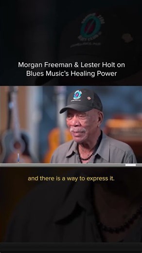 Blues can hold pain, but it can also heal. #MorganFreeman #BluesMusic #DeltaBlues