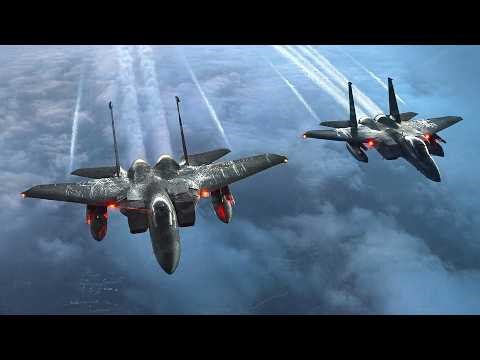 US F-15 Jets Pulling Off Extreme Formation Flights at Full Throttle