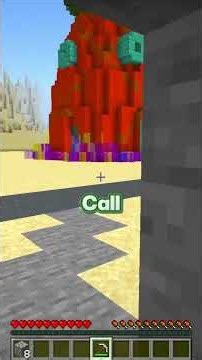 Minecraft but if I touch YELLOW I switch worlds 🤔 #Shorts #minecraft #gameplay