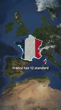 Why Time Zones Aren’t Straight Lines (France Has 12!) #shorts
