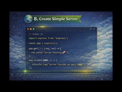 🚀 Node.js Project Setup (Step-by-Step Beginner Guide 2026)