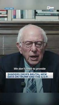 Bernie Sanders Slams Trump And The GOP With Brutal New Public Data
