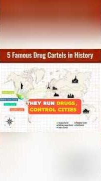 Top 5 Notorious Drug Cartels ⁉️