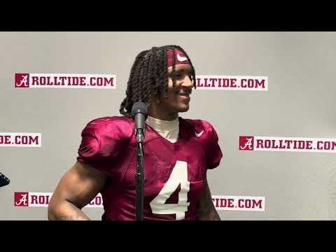 Alabama Football RB Daniel Hill Post-Practice Interview | Spring 2026
