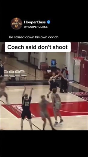 He stared down his own coach