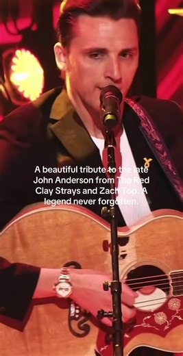 The Red Clay Strays and Zach Top paying a heartfelt tribute to the late, great John Anderson. One of country music’s most distinctive voices, whose songs and legacy will live on for generations. A fitting send-off for a true legend of traditional country music #zachtop #redclaystrays #johnanderson #countrymusic #fyp
