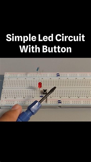 How to Build a Simple LED Circuit with a Button
