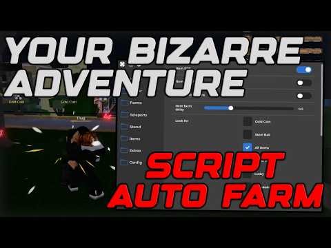 [🤡UPDATE] Your Bizarre Adventure Script Gui Auto Farm, Items Esp, Kill Aura - Roblox 2026