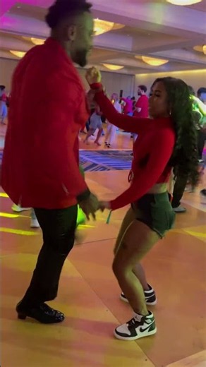 De’Jon Polanski social dancing at the Orlando Salsa Congress 2026