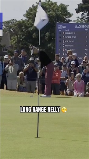 Nelly Korda from WAY out 👊