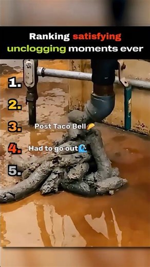 ranking satisfying unclog moments #usa