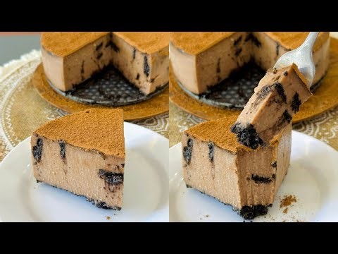 No Bake Milo Oreo Jelly Cake 