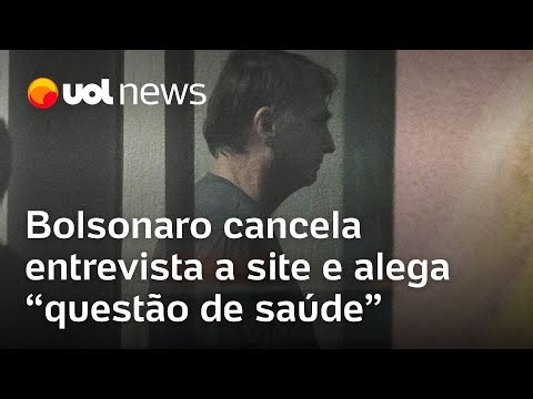 Bolsonaro cancela entrevista da prisão ao Metrópoles e alega 'questão de saúde'