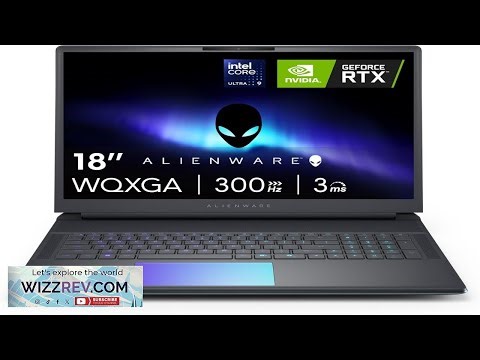 Alienware 18 Area 51 Gaming Laptop AA18250 18.0" WQXGA 300Hz 3ms Display Intel Core