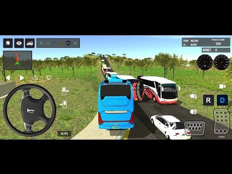 Euro Coach Bus Driving 🚌 | Coach Bus Simulator Android Gameplay | Realistic Bus Driving | Part 1