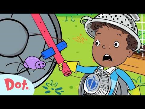 🛡️ Dot Helps Scratch Find His Favorite Toy! | Dot | Cartoons for Kids
