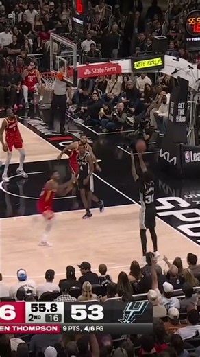 20/20 vision, 10/10 execution🤝#Spurs #NBA #Rockets