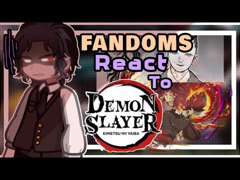 Fandoms REACT to MUZAN KIBUTSUJI || Part 5/? || READ DESC