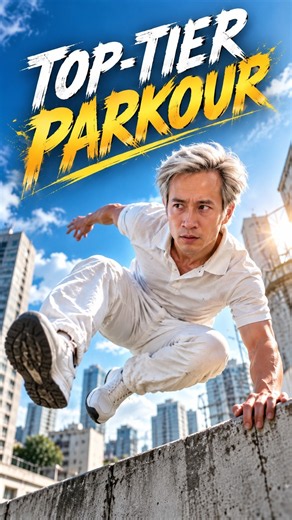 Top-tier parkour [BEN EAGLE] #ActionComedy #KungFu #Kindness #Trending #Viral #comedy