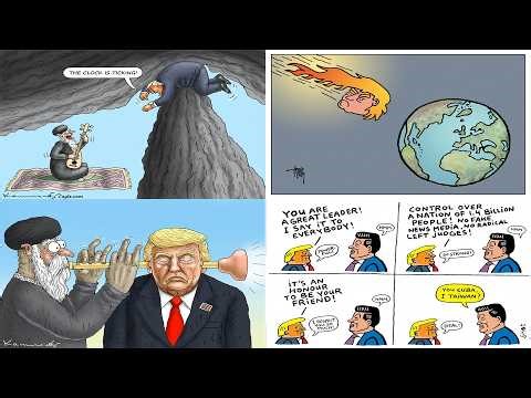 Trump vs World Politics | Hilarious Political Cartoons & Breaking Global Commentary