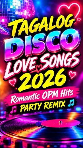 TAGALOG DISCO LOVE SONGS 2026 ❤️ Romantic OPM Hits 🔥 #shorts #opmdisco