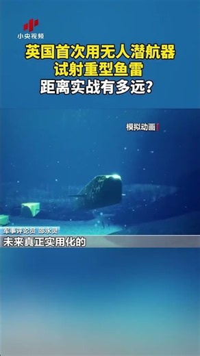 英国首次用无人潜航器试射重型鱼雷，距离实战有多远？| LIVE NOW